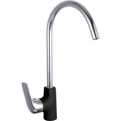 Kuchinox Robinet De Cuisine Lido En Chrome Noir En Forme De U - Publicité Kuchinox Robinet De Cuisine Lido En Chrome Noir En Forme De U - Publicité