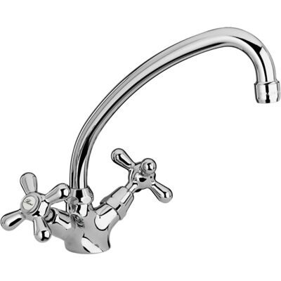 Schläfer Robinet De Cuisine Évier/évier Avec Chrome Haut J-Barrel - Publicité Schläfer Robinet De Cuisine Évier/évier Avec Chrome Haut J-Barrel - Publicité