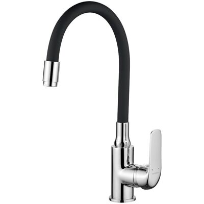 Kuchinox Robinet D'Évier Sur Pied Avec Bec Flexible - Publicité Kuchinox Robinet D'Évier Sur Pied Avec Bec Flexible - Publicité