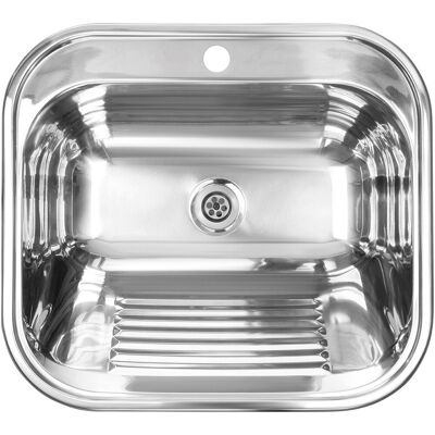 Évier Encastré À Une Cuve En Acier Inoxydable Inox Chios Kuchinox - Publicité Évier Encastré À Une Cuve En Acier Inoxydable Inox Chios Kuchinox - Publicité