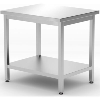 Hendi - 817100 - 800x600x850 - AISI430 - table de traiteur - Publicité Hendi - 817100 - 800x600x850 - AISI430 - table de traiteur - Publicité