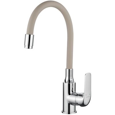 Kuchinox Robinet D'Évier Sur Pied Avec Bec Flexible - Publicité Kuchinox Robinet D'Évier Sur Pied Avec Bec Flexible - Publicité
