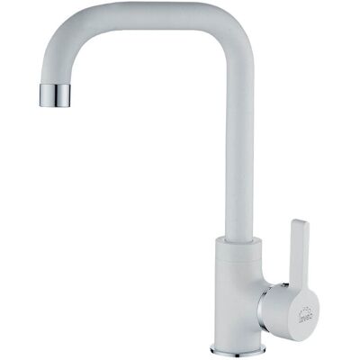 Laveo Robinet D'Évier De Cuisine En Granit Blanc - Publicité Laveo Robinet D'Évier De Cuisine En Granit Blanc - Publicité