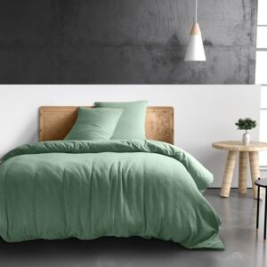 Baton Rouge Housse De Couette 220x240 Cm Gaze De Coton Vert Givrée - Publicité Baton Rouge Housse De Couette 220x240 Cm Gaze De Coton Vert Givrée - Publicité