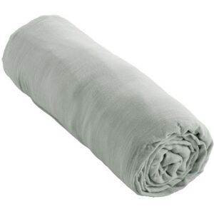 No Brand Drap Housse 200x200 Cm Gaze De Coton Unie Gaïa Eucalyptus - Publicité No Brand Drap Housse 200x200 Cm Gaze De Coton Unie Gaïa Eucalyptus - Publicité