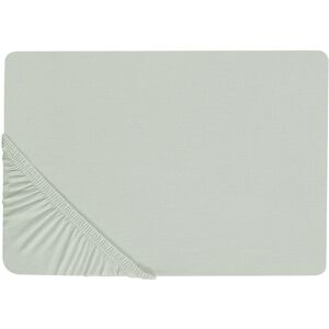 Drap-housse en coton JANBU Vert Clair - Drap-housse - Publicité Drap-housse en coton JANBU Vert Clair - Drap-housse - Publicité