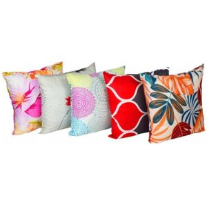Sans Marque Coussin 40x40 Anilana Microfibre Motifs Colorés - Publicité Sans Marque Coussin 40x40 Anilana Microfibre Motifs Colorés - Publicité