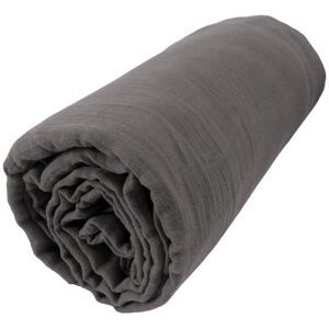 No Brand Drap Housse 200x200 Cm Gaze De Coton Unie Gaïa Granit - Publicité No Brand Drap Housse 200x200 Cm Gaze De Coton Unie Gaïa Granit - Publicité