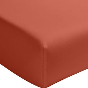 Housse De Rêve Drap Housse 180x200 Cm Percale De Coton Lavé Terre De Sienne - Publicité Housse De Rêve Drap Housse 180x200 Cm Percale De Coton Lavé Terre De Sienne - Publicité