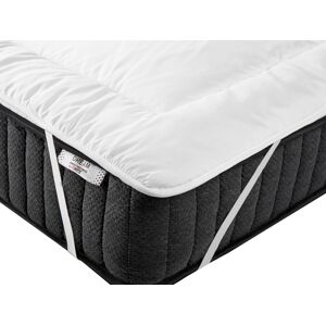 Beliani - Surmatelas - Aizkorri - 140 X 200 Cm, En Microfibre, Blanc - Publicité Beliani - Surmatelas - Aizkorri - 140 X 200 Cm, En Microfibre, Blanc - Publicité