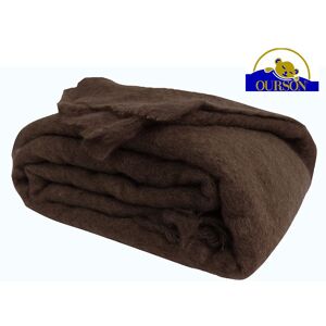 Couverture mohair Ourson 320g Chocolat 240x260 - Couverture - Publicité Couverture mohair Ourson 320g Chocolat 240x260 - Couverture - Publicité