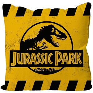 Jurassic Park Coussin Caution Jaune Logo 40 X 40 Cm Sd Toys - Publicité Jurassic Park Coussin Caution Jaune Logo 40 X 40 Cm Sd Toys - Publicité