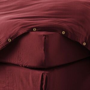Housse De Rêve - Drap Housse 160x200 - Gaze De Coton - Publicité Housse De Rêve - Drap Housse 160x200 - Gaze De Coton - Publicité