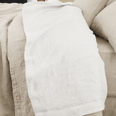 Housse De Rêve Drap Plat 270x300 Cm Lin Français Craie - Publicité Housse De Rêve Drap Plat 270x300 Cm Lin Français Craie - Publicité