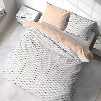 Housse De Rêve Housse De Couette 220x240 Cm + 2 Taies D'Oreiller 63x63 Cm Microfibre Lobe - Publicité Housse De Rêve Housse De Couette 220x240 Cm + 2 Taies D'Oreiller 63x63 Cm Microfibre Lobe - Publicité
