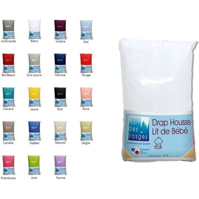 Cotoval - Nuit Des Vosges - 60x120 - Fitted sheet - Publicité Cotoval - Nuit Des Vosges - 60x120 - Fitted sheet - Publicité