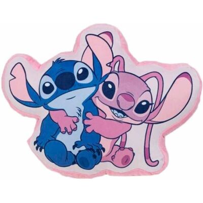Coussin 3d Disney Stitch & Angel Disney - Publicité Coussin 3d Disney Stitch & Angel Disney - Publicité
