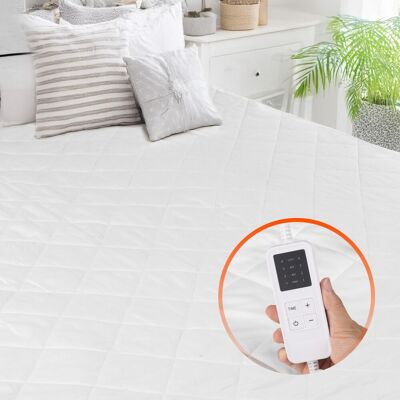 Uimoso Surmatelas Chauffant Chauffe-Lit Électrique 150x80 Cm Arrêt Automatique - Publicité Uimoso Surmatelas Chauffant Chauffe-Lit Électrique 150x80 Cm Arrêt Automatique - Publicité