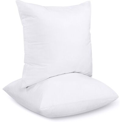 Sans Marque Oreiller 80x80 Cm En Microfibre Douce Hypoallergénique Et Silicone Blanc - Publicité Sans Marque Oreiller 80x80 Cm En Microfibre Douce Hypoallergénique Et Silicone Blanc - Publicité