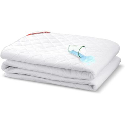 AIO-FACTORY Protège-matelas imperméable 200x160cm - Publicité AIO-FACTORY Protège-matelas imperméable 200x160cm - Publicité