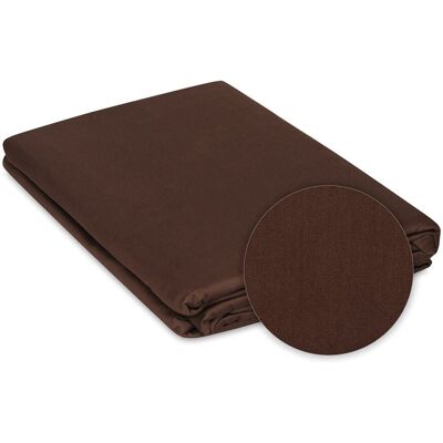 Matex Parure De Lit En Satin 140x200 Collection Or Marron + Taie D'Oreiller 40x40 - Publicité Matex Parure De Lit En Satin 140x200 Collection Or Marron + Taie D'Oreiller 40x40 - Publicité