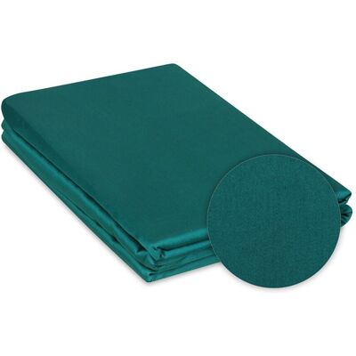 Matex Parure De Lit En Satin Vert 220x200 Cm, Collection Gold + Taies D'Oreiller 40x40 - Publicité Matex Parure De Lit En Satin Vert 220x200 Cm, Collection Gold + Taies D'Oreiller 40x40 - Publicité