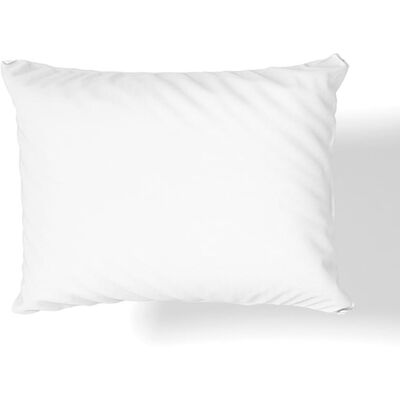 Sans Marque Taie D'Oreiller En Jersey Blanc 70×80 - Publicité Sans Marque Taie D'Oreiller En Jersey Blanc 70×80 - Publicité