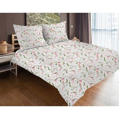 EXCLUSIVA - Ensemble housse satinée - 220x200 - 70x80 - Draps - Publicité EXCLUSIVA - Ensemble housse satinée - 220x200 - 70x80 - Draps - Publicité