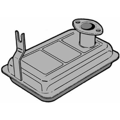Ama Silencieux Moteur Houe Jlo L101 125 152 Beta 210 Type Plat (34670) - Publicité Ama Silencieux Moteur Houe Jlo L101 125 152 Beta 210 Type Plat (34670) - Publicité