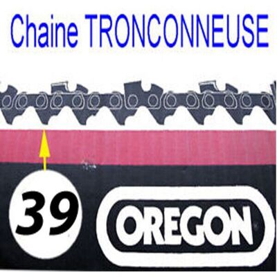Chaine Oregon Tronconneuse 39 Maillons Entraineur 3/8 Mini 1.3 - Publicité Chaine Oregon Tronconneuse 39 Maillons Entraineur 3/8 Mini 1.3 - Publicité