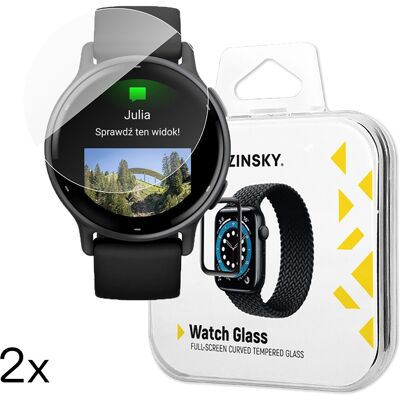 Wozinsky Verre Trempé Pour Montre Garmin Vivoactive 5, Colle Intégrale - Lot De 2. Publicité Wozinsky Verre Trempé Pour Montre Garmin Vivoactive 5, Colle Intégrale - Lot De 2. Publicité
