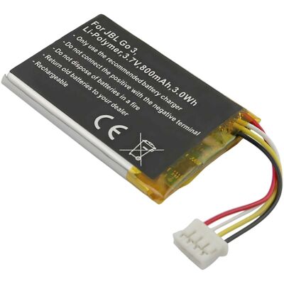 Avizar Batterie De Remplacement Pour Jbl Go 3 Li-Polymer 800mah 3wh - Publicité Avizar Batterie De Remplacement Pour Jbl Go 3 Li-Polymer 800mah 3wh - Publicité