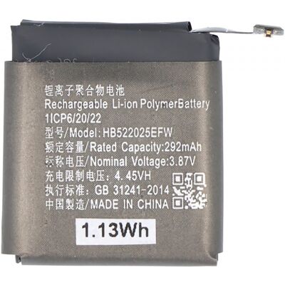 Avizar Batterie De Rempacement Pour Huawei Watch Gt 3 42mm Li-Polymer 3,87v 292mah - Publicité Avizar Batterie De Rempacement Pour Huawei Watch Gt 3 42mm Li-Polymer 3,87v 292mah - Publicité