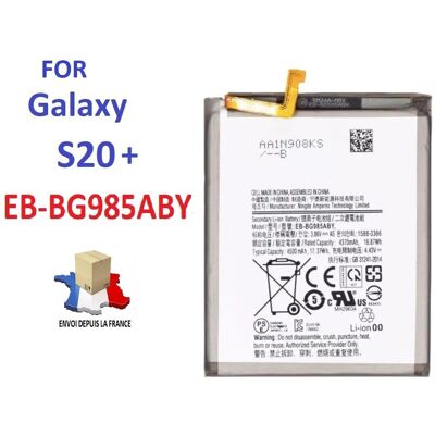 Batterie Samsung EB-BG985ABY - 4500mAh - Galaxy S20 Plus - Publicité Batterie Samsung EB-BG985ABY - 4500mAh - Galaxy S20 Plus - Publicité