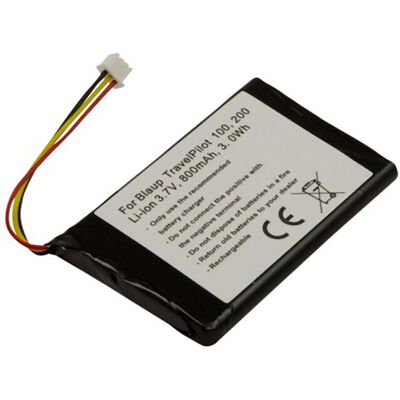 Avizar Batterie 800mah Pour Gps Blaupunkt Travelpilot 100 Li-Ion Noir - Publicité Avizar Batterie 800mah Pour Gps Blaupunkt Travelpilot 100 Li-Ion Noir - Publicité