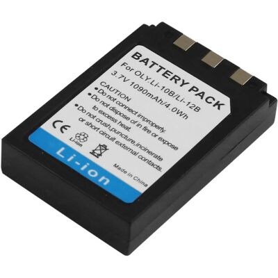 Avizar Batterie Pour Appareil Photos Olympus Li-10b Li-12b Li-Ion 3.7v 1090mah 4.0wh - Publicité Avizar Batterie Pour Appareil Photos Olympus Li-10b Li-12b Li-Ion 3.7v 1090mah 4.0wh - Publicité