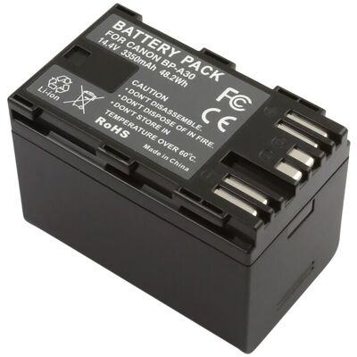 Avizar Batterie Li-Ion 14.4v Pour Caméra Compatible Canon Bp-A30 3.35a 48.2w - Publicité Avizar Batterie Li-Ion 14.4v Pour Caméra Compatible Canon Bp-A30 3.35a 48.2w - Publicité
