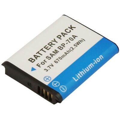 Avizar Batterie 670mah Pour Appareil Photo Pour Samsung Aq100 Li-Ion Blanc - Publicité Avizar Batterie 670mah Pour Appareil Photo Pour Samsung Aq100 Li-Ion Blanc - Publicité