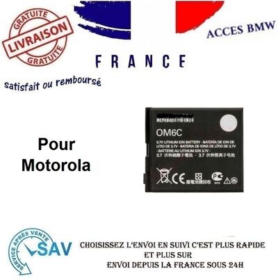 ✅ Batterie Générique Om6c Pour Motorola Quench (Xt3) / Greco (Xt502) ✅ - Publicité ✅ Batterie Générique Om6c Pour Motorola Quench (Xt3) / Greco (Xt502) ✅ - Publicité