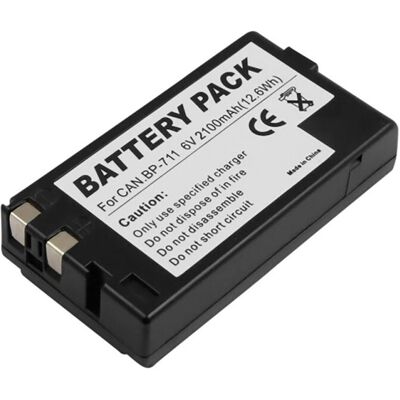 Avizar Batterie 6.0v 2100mah Compatible Canon Bp-711 Et Bp-818 Nimh Noir - Publicité Avizar Batterie 6.0v 2100mah Compatible Canon Bp-711 Et Bp-818 Nimh Noir - Publicité