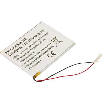 Avizar Batterie Gps Pour Falk Neo 520 Li-Polymer 3.7v 950mah 3.5wh Blanc - Publicité Avizar Batterie Gps Pour Falk Neo 520 Li-Polymer 3.7v 950mah 3.5wh Blanc - Publicité