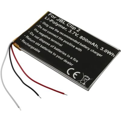 Avizar Batterie Pour Jbl Clip 2 Li-Polymer 3.7v 800mah 3.0wh Noir - Publicité Avizar Batterie Pour Jbl Clip 2 Li-Polymer 3.7v 800mah 3.0wh Noir - Publicité