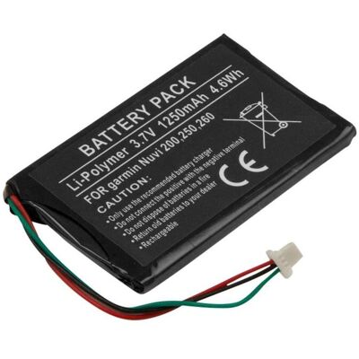 Avizar Batterie 1250mah Pour Gps Garmin Nuvi 200 Li-Polymer Noir - Publicité Avizar Batterie 1250mah Pour Gps Garmin Nuvi 200 Li-Polymer Noir - Publicité