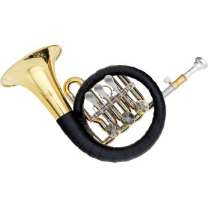 Classic Cantabile Cor Du Postillon Trompe Cor Postal Cor D'Harmonie Laiton Embouchure Et Étui - Publicité Classic Cantabile Cor Du Postillon Trompe Cor Postal Cor D'Harmonie Laiton Embouchure Et Étui - Publicité