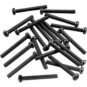 Musiclily 20pcs Black 3x25mm Metal Metric Thread Guitar Humbucker Pickup Screws - Publicité Musiclily 20pcs Black 3x25mm Metal Metric Thread Guitar Humbucker Pickup Screws - Publicité