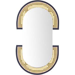 Miroir Murale Beliani Rotin Naturel - 75cm - Ovale - Décoration Moderne - Publicité Miroir Murale Beliani Rotin Naturel - 75cm - Ovale - Décoration Moderne - Publicité