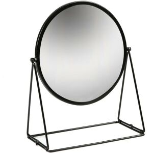 Harbour Housewares 33 X 35cm Rond Maquillage Miroir Debout Coiffeuse Debout-Vanité Vanité Noire - Publicité Harbour Housewares 33 X 35cm Rond Maquillage Miroir Debout Coiffeuse Debout-Vanité Vanité Noire - Publicité