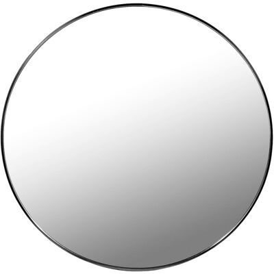 Sans Marque Miroir De 40 Cm, Cadre Noir - Publicité Sans Marque Miroir De 40 Cm, Cadre Noir - Publicité