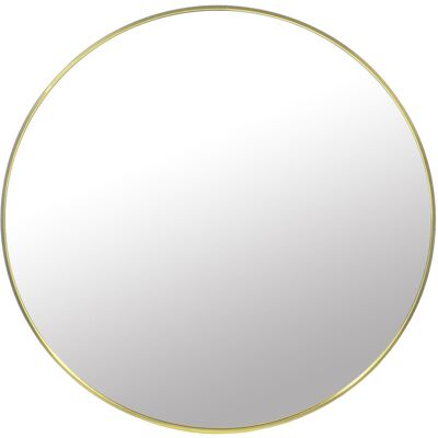 Sans Marque Miroir 80 Cm Cadre Doré - Publicité Sans Marque Miroir 80 Cm Cadre Doré - Publicité