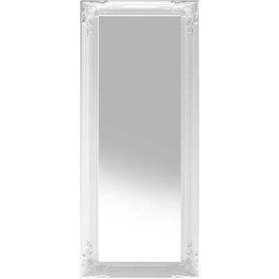 Miroir Mur Beliani VARS 51x141cm Blanc - Miroir Mur - Publicité Miroir Mur Beliani VARS 51x141cm Blanc - Miroir Mur - Publicité